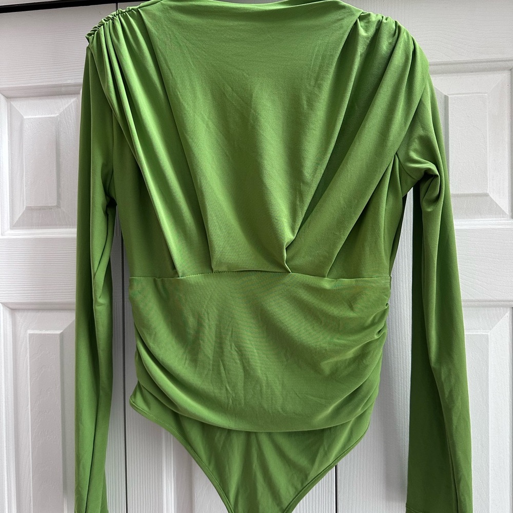 Green Long Sleeve Bodysuit